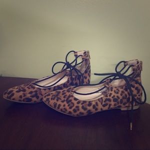 Stevie’s leopard flats